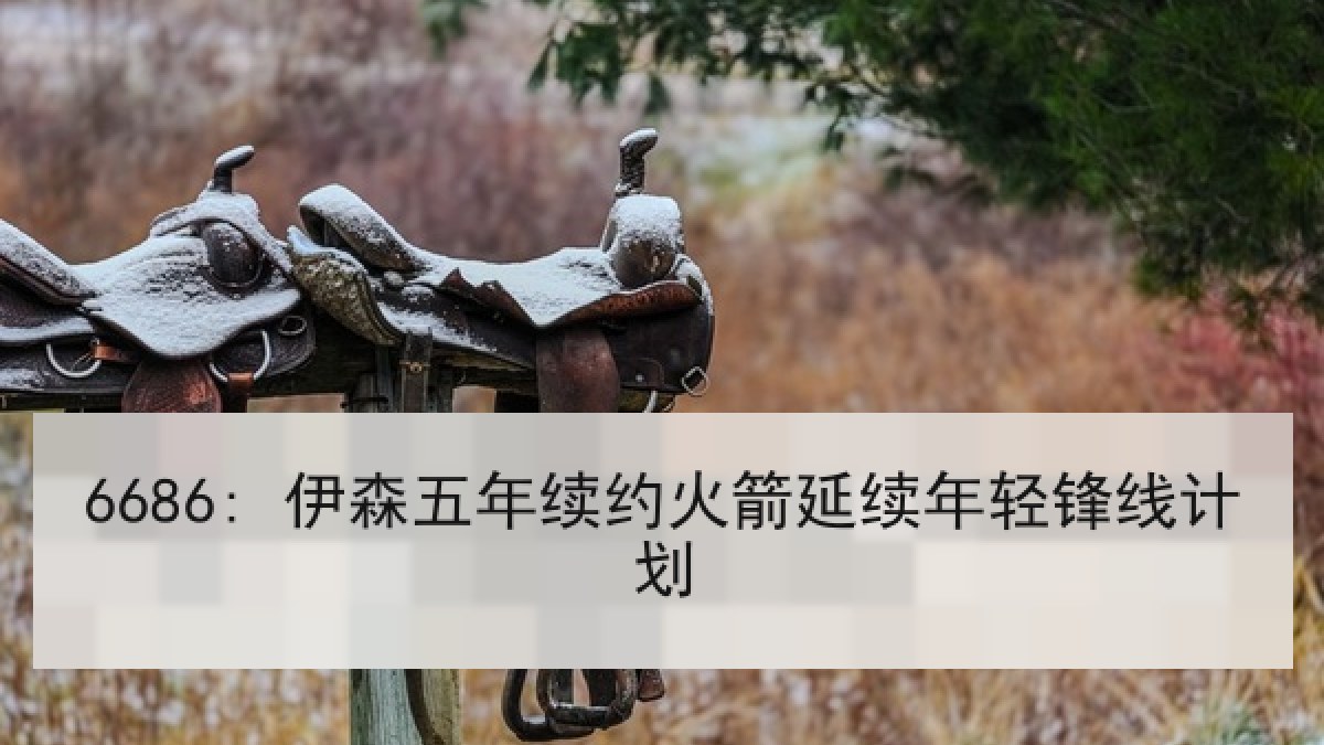 6686: 伊森五年续约火箭延续年轻锋线计划